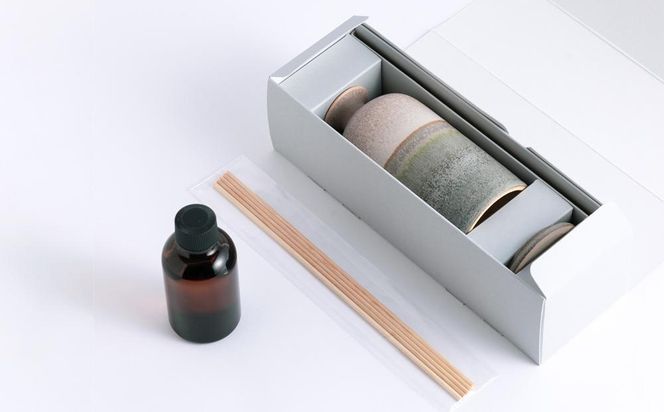 【瑞光窯-ZUIKOU-】リードディフューザー　No.202 Noon　アロマ フレグランス 美容 陶磁器 シンプル 京都 261009_B-HK17