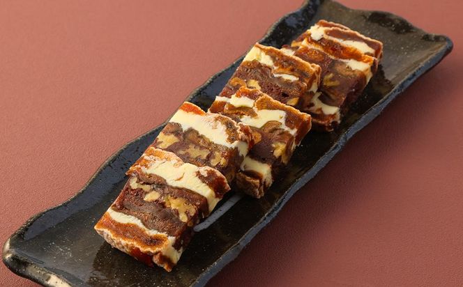 【一善や】干柿と胡桃と無花果のミルフィーユ(6個入り)［ 京都 洋菓子 スイーツ 人気 おすすめ 数量限定 お菓子 デザート お取り寄せ 通販 送料無料 ふるさと納税 ］ 261009_B-HL10