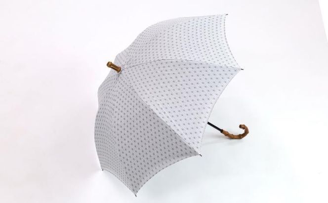 【シノワズリーモダン京都】女優日傘プレミアム 西陣織かわず張りショート長日傘（麻の葉） 261009_B-RY07