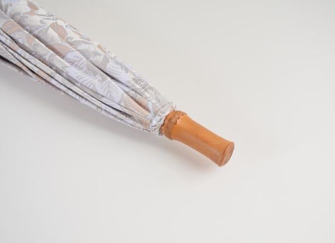 【シノワズリーモダン京都】女優日傘プレミアム 西陣織かわず張りショート長日傘（麻の葉） 261009_B-RY07