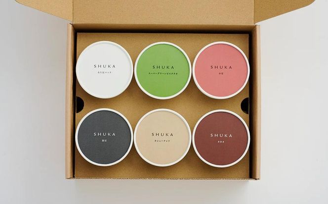 【SHUKA/種菓】種のジェラート6個入(6種)［ 京都 種を愉しむ スイーツ 人気 おすすめ お菓子 菓子 定番 お取り寄せ 通販 送料無料 ふるさと納税 ］ 261009_B-UL02