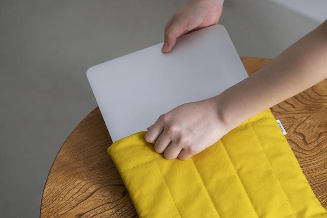 【kiten.kyoto】HANTEN. Sleeve 黄蘗（KIHADA） 261009_B-VC04VC02