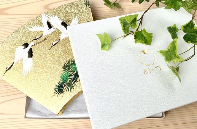 【扇や半げしょう】京扇子から生まれた御朱印帳「eN」　飾シリーズ 261009_B-VP03