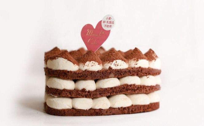 【むしやしない】ミラクル＊ティラティス（4号）［ 京都 一乗寺 豆乳 スイーツ ケーキ グルテンフリー ヴィーガン アレルギー対応 ティラミス ホールケーキ 人気 おすすめ お取り寄せ お菓子 洋菓子 ふるさと納税 ］  261009_B-WQ05