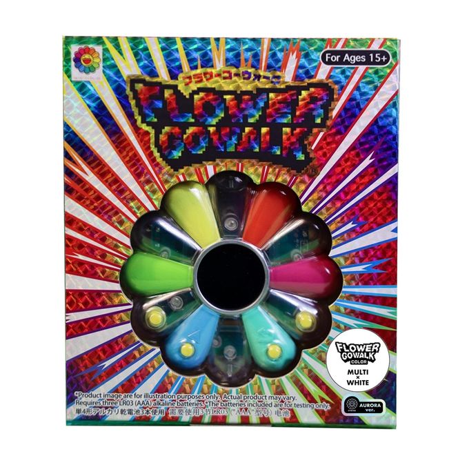 【ふるさと納税限定セット】FLOWER GO WALK COLOR (Aurora：Multi×White)カード2パック付き 261009_KA001VC05