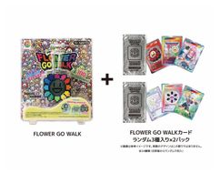 【ふるさと納税限定セット】FLOWER GO WALK / Multicolor (Body Color: Black) カード2パック付き 261009_KA002VC09