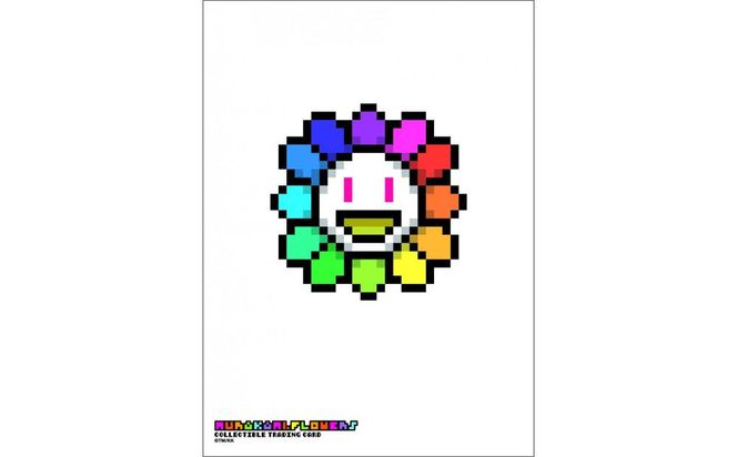 MURAKAMI.FLOWERS COLLECTIBLE TRADING CARD M.Fトレカスリーブ（ドットフラワー） [ 京都 アーティスト 村上隆 カイカイキキ トレーディングカード バトル ゲーム カード ふるさと納税 ] 261009_KA012