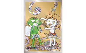 村上隆 もののけ 京都 トレカスリーブ（風神雷神図） [ 京都 アーティスト 村上隆 カイカイキキ トレーディングカード バトル ゲーム カード ふるさと納税 ] 261009_KA024