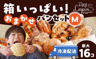 Petit Lapin 箱いっぱいのおまかせパンセット M [Petit Lapin]菓子パン 惣菜パン 食事パン[配達不可:離島][AEBI001]