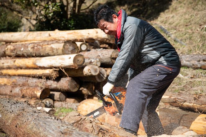 6ヶ月乾燥済み ヒノキのスウェーデントーチ /// 檜 ヒノキ 桧 BBQ