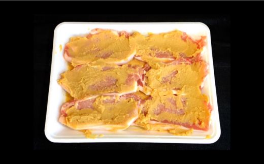 【3回定期便】雲仙もみじ豚 サーロイン ロース 西京味噌漬け Wセット 1kg / 南島原市 / はなぶさ [SCN109]