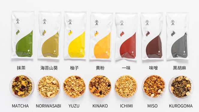 soi グラノーラ４種 Bセット (柚子・林檎・苺・甘蕉） 232238_PP21-PR