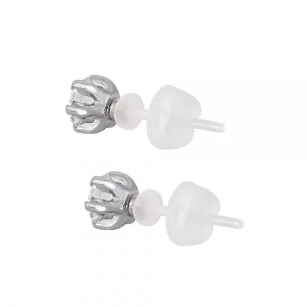 【京セラ】クレサンベール〈天然ダイヤモンド〉セラミックピアス【合計0.6ct/スタッド/PT900/セラミック/WEPD1113】 261009_B-EU32