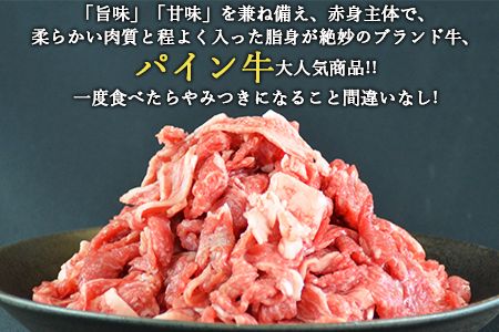 ＜パイン牛切り落とし　500ｇ＞翌月末迄に順次出荷【c822_yu_x2】