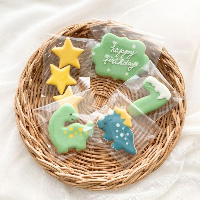 お誕生日クッキー〈恐竜〉merry.cooking【数字:4】 272183_DD001VC04