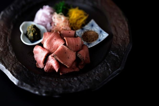 【下鴨茶寮】ロースト牛タン(130g×2本)九条葱味噌&粉しょうゆ付き［ 京都 下鴨 老舗 料亭 ミシュラン 牛タン ねぎ味噌 人気 おすすめ 肉 牛肉 牛たん ギフト プレゼント 贈答 お取り寄せ 通販 送料無料 ふるさと納税 ］ 261009_B-BS74