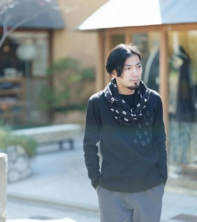 【SOU・SOU】伊勢木綿 くびまき/SO-SU-U 濡羽色2(ぬればいろ) 261009_A-RV008