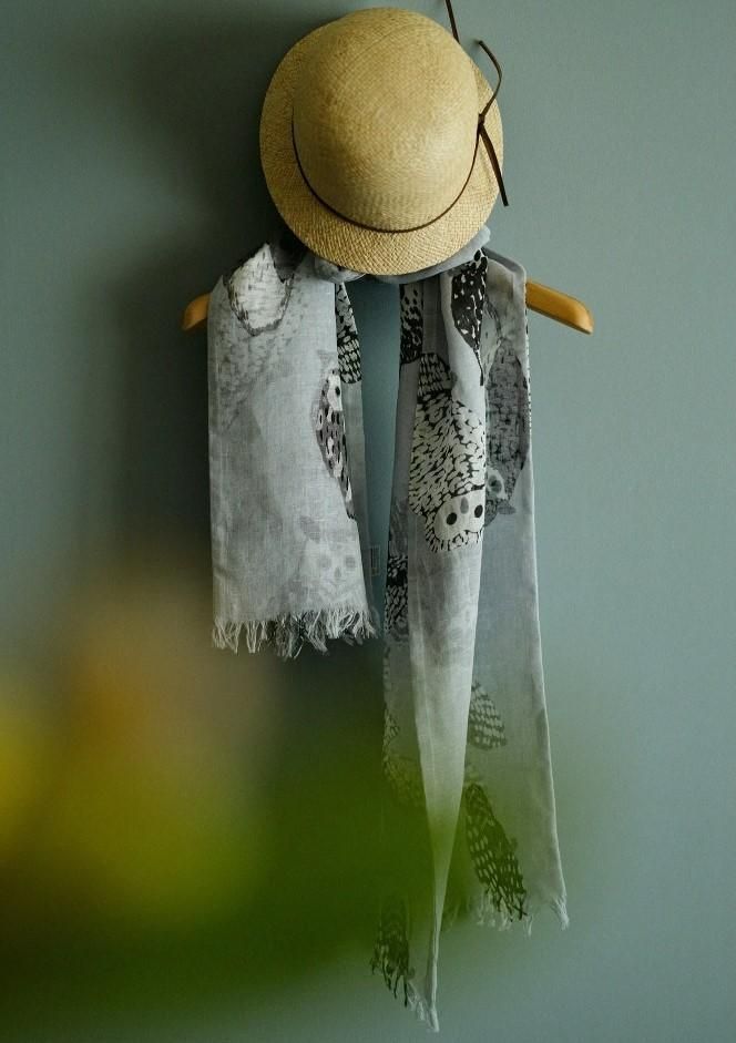 【SOU・SOU】綿麻 環(かん)くびまき/ふくろう 261009_A-RV009