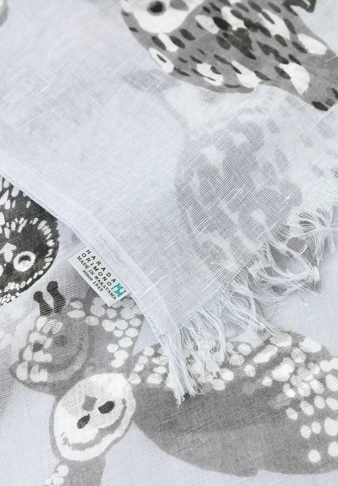 【SOU・SOU】綿麻 環(かん)くびまき/ふくろう 261009_A-RV009