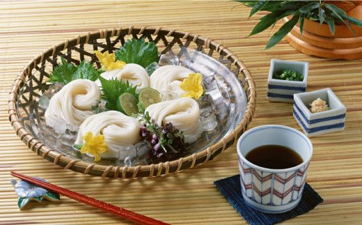 【宮内庁献上】と【九州産小麦粉100％】手延べ そうめん 2種 詰め合せ 20箱 /  素麺 島原そうめん 麺 / 川上製麺 / 南島原市 [SCM012] 