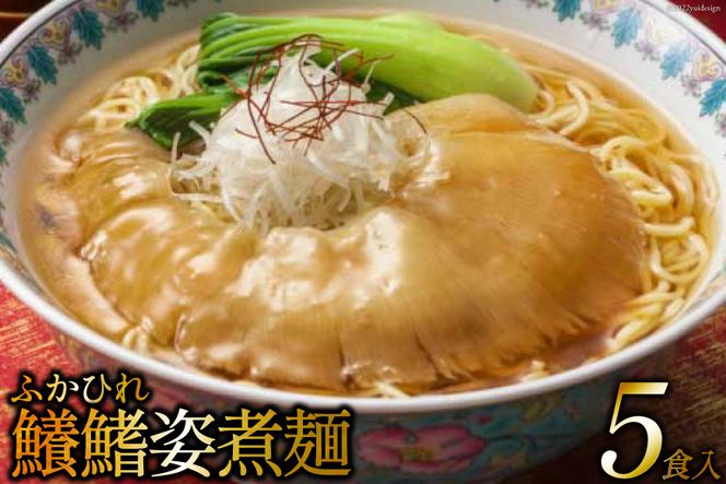 鱶鰭姿煮麺 5食入れ [石渡商店 宮城県 気仙沼市 20563855] 