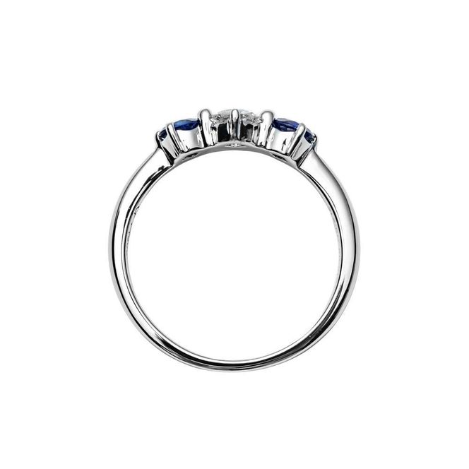 【高島屋選定品】＜京セラ＞クレサンベール＜ブルーサファイア／天然ダイヤモンド ＞PTリング PT900 リング カジュアル 9月誕生石 ［ 京都 宝石 ジュエリー 人気 おすすめ 高級  特別 おしゃれ ファッション ブランド ダイヤ サファイア ］ 261009_A-XG001