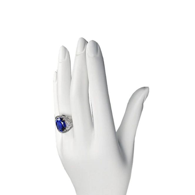 【高島屋選定品】＜京セラ＞クレサンベール＜ブルーサファイア／ダイヤモンド＞PT900 PTリング 9月誕生石 ［ 京都 宝石 ジュエリー 人気 おすすめ 高級  特別 おしゃれ ファッション ブランド ダイヤ サファイア ］ 261009_A-XG010