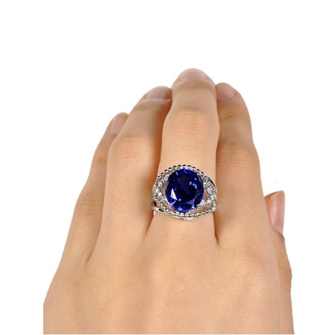 【高島屋選定品】＜京セラ＞クレサンベール＜ブルーサファイア／ダイヤモンド＞PT900 PTリング 9月誕生石 ［ 京都 宝石 ジュエリー 人気 おすすめ 高級  特別 おしゃれ ファッション ブランド ダイヤ サファイア ］ 261009_A-XG010