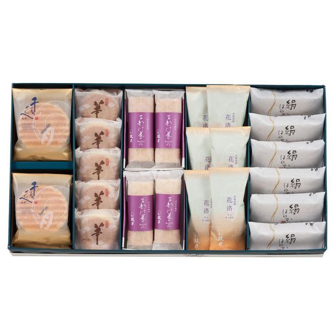 【高島屋選定品】【鼓月】5種銘菓撰詰合せ［ 京都 老舗 和菓子 千寿せんべい 有名店 和菓子 人気 おすすめ お菓子 スイーツ プレミアム お取り寄せ 通販 ギフト プレゼント 贈答 ふるさと納税 ］ 261009_A-XD001