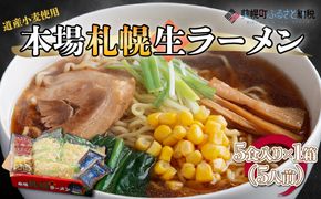 本場札幌生ラーメン5食入り×1箱(5人前) BHRH004