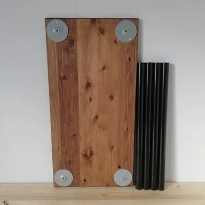 無垢材 デスク組立 工具不要 ワークデスク 1000×500｜新星金属製作所 大阪府 守口市 テーブル ワークデスク リモート リビング 子供部屋 新生活 引っ越し [0937]