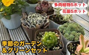 811.季節のガーデン＆グリーンセット　※離島への配送不可 313726_BV003