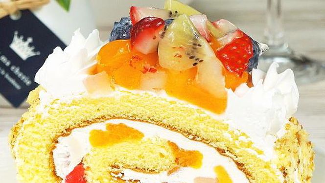 【 先行予約 】 7種 の フルーツロールケーキ 冷凍 ケーキ  誕生日 バースデーケーキ 誕生日ケーキ ロールケーキ フルーツ 果物 [AY008ci]