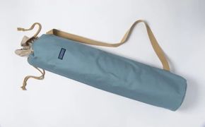 「琉球帆布」ヨガマットケースA（スモークターコイズ）- ヨガ マットケース 収納 帆布 手づくり ハンドメイド 軽い 丈夫 布 人気 シンプル おしゃれ 琉球帆布 手仕事 伝統技術 沖縄県 八重瀬町【価格改定】