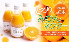 とろり みかんネクター 180ml×6本［IKE231］ 303446_BB97333