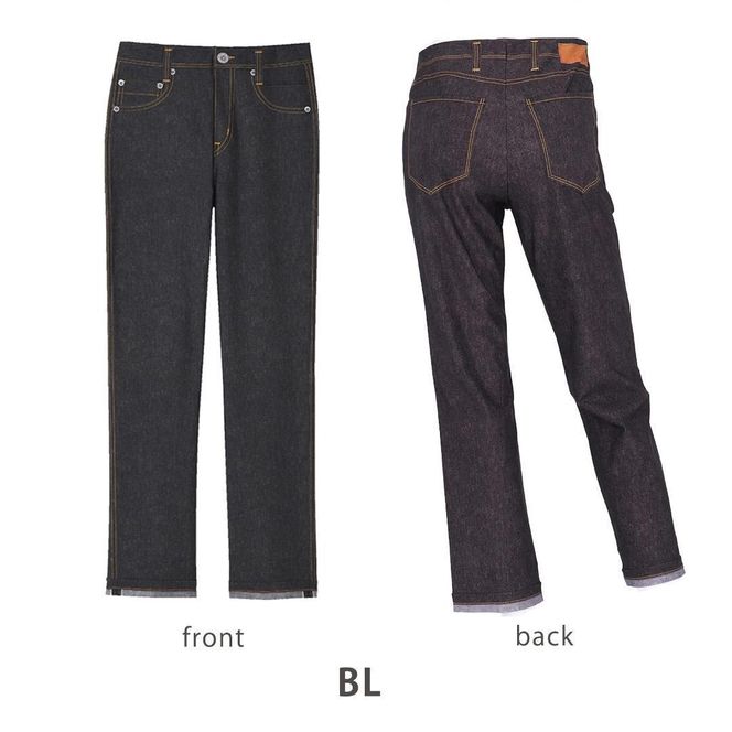 【ワコール/カルソン】まるでデニム ストレート レディス＜Lサイズ/BL＞［ 京都 ストレッチ パンツ ぐ～んとのびる! 快適 楽 はきごこち ファッション 人気 おすすめ ズボン ふるさと納税 ］ 261009_A-SG005VC03D