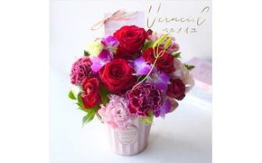 母の日ギフト・フラワーアレンジ「ベルメイユ」＜出荷開始：2025年5/1-5/11お届け 当店おまかせ＞母の日カード付き 272230_BG076