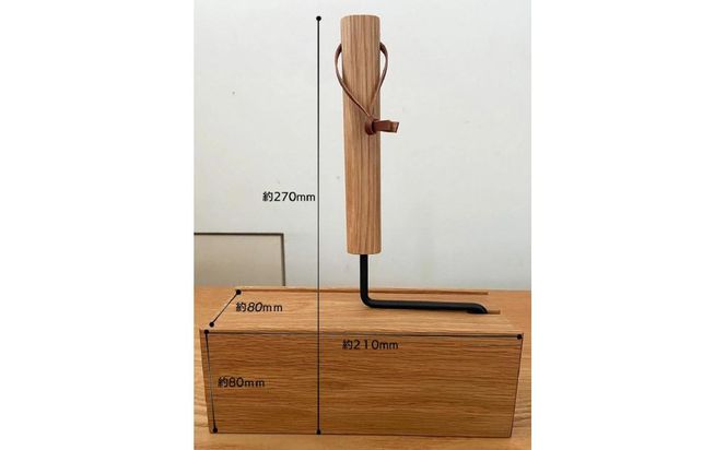 オーク材とアイアンを使ったオリジナル粘着ローラー 272183_DV003