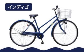 【エイリン】【組立済み発送】＜色選択可能＞シティサイクル27型 SW27E［ 京都 自転車専門店 完成車でお届け 27インチ シティ サイクル スポーティー タイプ おしゃれ 人気 おすすめ 自転車 街乗り スポーツ アウトドア ギフト 通販 送料無料 ふるさと納税 ］【インディゴ】 261009_A-XW005VC04