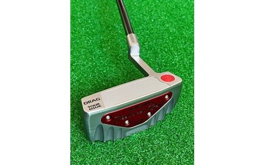 ツアー4勝を誇る-DRAG TOUR ISSUE Limted100 SQUAD-GOLF 34インチ　シリアルナンバー入り 【 ゴルフ パター SQUAD-GOLF カスタマイズ ゴルフクラブ 削り出しパター 地クラブ madeinjapan 軽量パター 父の日 ギフト 門真市】 272230_BA005VC01