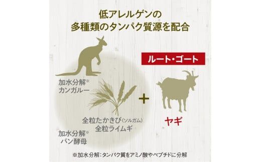 ドライドッグフード　ルート・ゴート パウダー 400g 272230_BB022