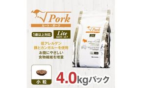 ドライドッグフード　ルート・ポーク・ライト 小粒 4.0kg 272230_BB029VC01