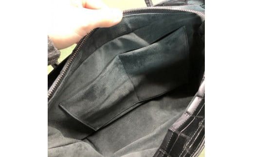 クロコダイルトートバッグ【クロコダイルトートバッグレザーバッグ革クロコスエード男性サイズナイルクロコダイル幅広贅沢一枚のクロコ大阪府門真市】 272230_BE011
