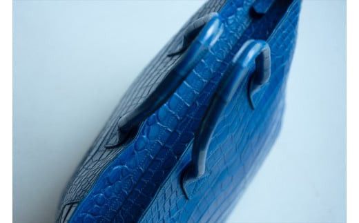 クロコダイルトートバッグL【クロコダイルトートバッグバッグ革注文後打ち合わせでクロコダイルの色と裏地の革の色と持ち手の長さ決定してから制作大阪府門真市】 272230_BE012