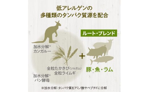 ドライドッグフード　ルート・ブレンド 小粒 1.5kg 272230_BB042