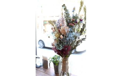 ドライフラワーブーケ（ローズ・フェミニーノ）【ドライ　フラワー　ブーケ フェミニンカラー　ドライフラワー　ノスタルジックなカラー　魅力的 優しい風合い　かわいらしさ 大阪府 門真市 】 272230_BG007