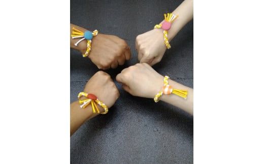 「認知症になっても輝けるまちづくり」活動応援セット（折り鶴アクセサリー、オレンジ夢リング）【認知症 折り鶴 アクセサリー オレンジ 夢リング リング 折り紙 応援セット 大阪府 門真市 】 272230_BV002