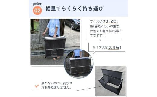 カラスよけ ゴミ ネット ボックス 屋外 3秒折畳み式 小 約180L 小 60cm ネイビーブルー【ゴミ出し ごみ箱 ゴミ箱 ネットボックス 折りたたみ式 組み立て からす 大阪府 門真市 】 272230_CE001VC02