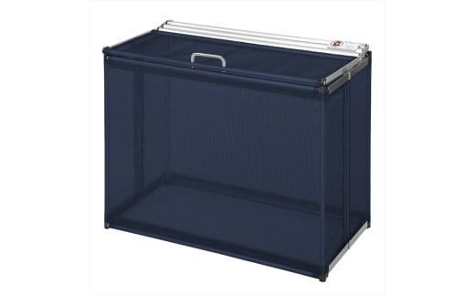 カラスよけ ゴミ ネット 屋外 3秒折畳み式 大 約270L 大 90cm ネイビーブルー【 ゴミ出し ごみ箱 ゴミ箱 ネットボックス 折りたたみ式 組み立て からす 大阪府 門真市 】 272230_CE002VC03