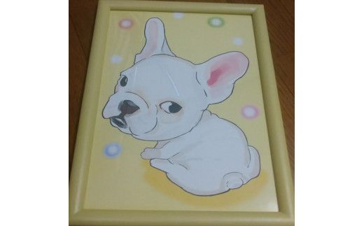 似顔絵（A4サイズ）（１枚に一人）（ペットOK！）【 にがおえ 大阪府 門真市 】 272230_CL001